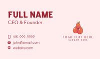 Pear Fruit Thong Panty Business Card Design