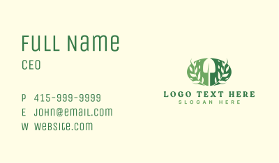 Garden Landscape Shovel Business Card Image Preview