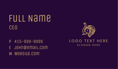 Creative Hindu Elephant Business Card Image Preview