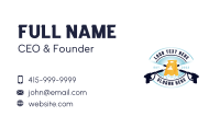 Pressure Washing Cleaner Janitor Business Card Image Preview