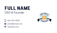 Pressure Washing Cleaner Janitor Business Card Image Preview