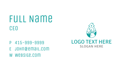 House Cleaning Spray Business Card Image Preview