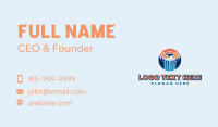 Waterfall Resort Airplane Business Card Image Preview