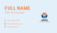 Waterfall Resort Airplane Business Card Image Preview