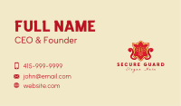 Royal Red Insignia  Business Card Image Preview
