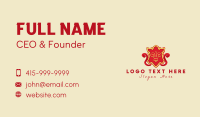 Royal Red Insignia  Business Card Preview