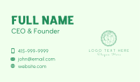 Eco Natural Face Business Card Image Preview