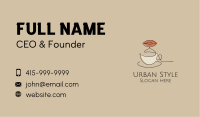 Lip Coffee Cup Scribble Business Card Image Preview