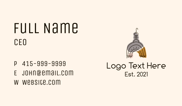 Macrame Jewel Earrings  Business Card Design Image Preview