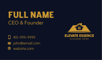 Roof Property Builder Business Card Design