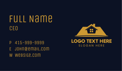 Roof Property Builder Business Card Image Preview