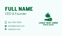 Medical Cannabis Boat  Business Card Image Preview