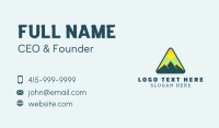Sunrise Mountaineering Adventure Business Card Image Preview