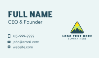 Sunrise Mountaineering Adventure Business Card Preview