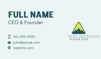 Sunrise Mountaineering Adventure Business Card Image Preview