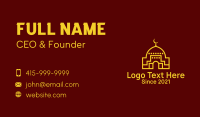 Islamic Mosque Moon  Business Card Design