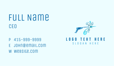 Pressure Washing Cleaner Business Card Image Preview