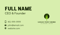 Grass Lawn Landscape  Business Card Design