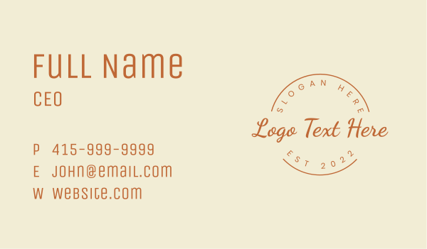 Generic Feminine Firm Business Card Design Image Preview