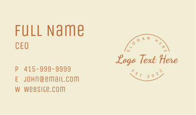 Generic Feminine Firm Business Card Image Preview