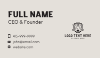 Sports Hockey Varsity Business Card Preview