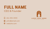 Bohemian Flower Pot Business Card Image Preview