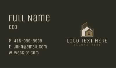 Home Building Improvement Business Card Image Preview