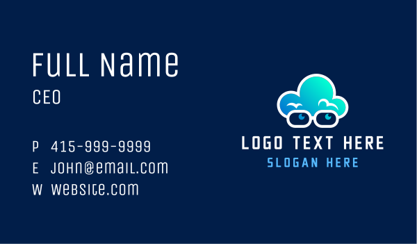 Web Geek Cloud Business Card Design Image Preview