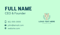 Seafood Lobster Plate Business Card Preview