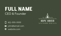 Camping Tent Adventure Business Card Image Preview