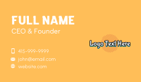 Graffiti Wordmark Business Card Image Preview