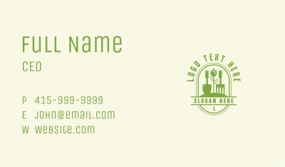 Flower Plant Gardening Business Card Image Preview