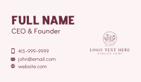 Backyard Garden Flower Business Card Design