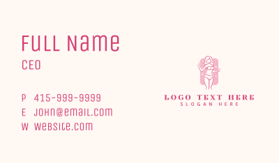 Elegant Female Lingerie  Business Card Image Preview