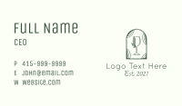 Natural Wine Glass Kombucha Business Card Image Preview