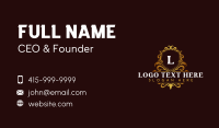 Royalty Decorative Shield Business Card Image Preview