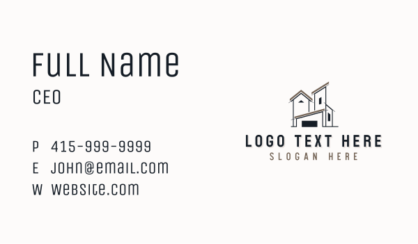 Architect Contractor Builder Business Card Design Image Preview