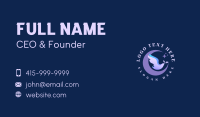 Night Bird Dove Business Card Design