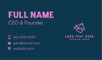 Purple Tech Horse  Business Card Design