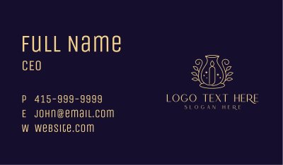 Scented Artisanal Candle Business Card Image Preview