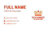 Bolt Crown Business Card Image Preview