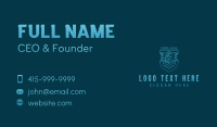 Coastal Wave Tourism Business Card Preview