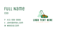 Lawn Mower Gardening  Business Card Image Preview