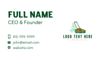 Lawn Mower Gardening  Business Card Image Preview