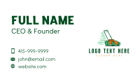 Lawn Mower Gardening  Business Card Preview