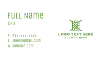 Green X Field Business Card Image Preview