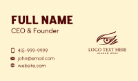 Optical Eye Vision Business Card Design