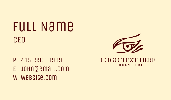 Optical Eye Vision Business Card Design Image Preview