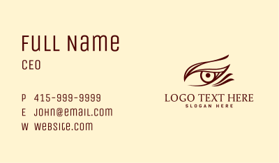 Optical Eye Vision Business Card Image Preview
