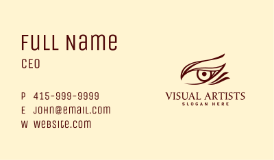 Optical Eye Vision Business Card Image Preview